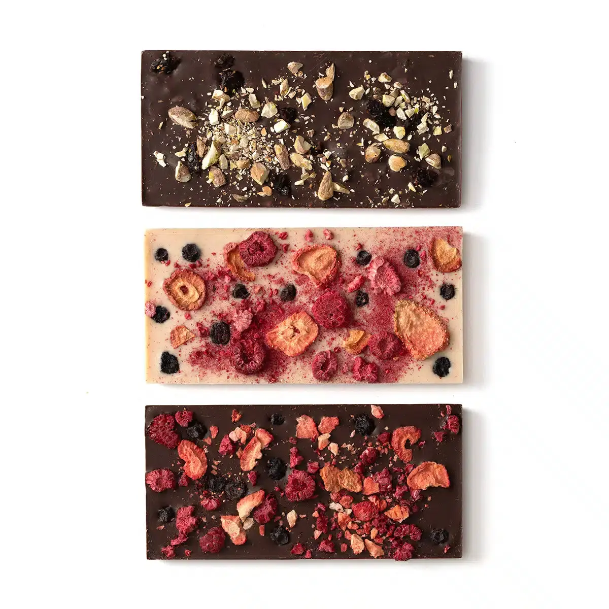 Fruit Lovers Chocolate Bar Sampler | Lulubee Artisinal Chocolates