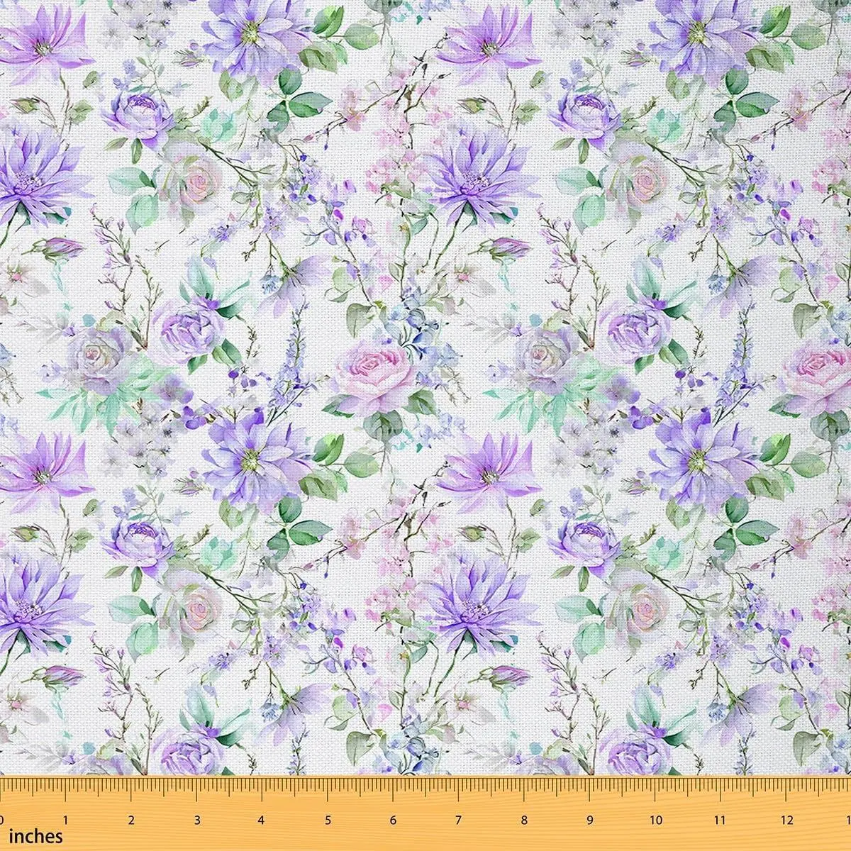 Vintage Fabric Spring Upholstery Fabric Sewing Crafting Flowers Waterproof Indoor Outdoor Decor Home DIY Projects Retro