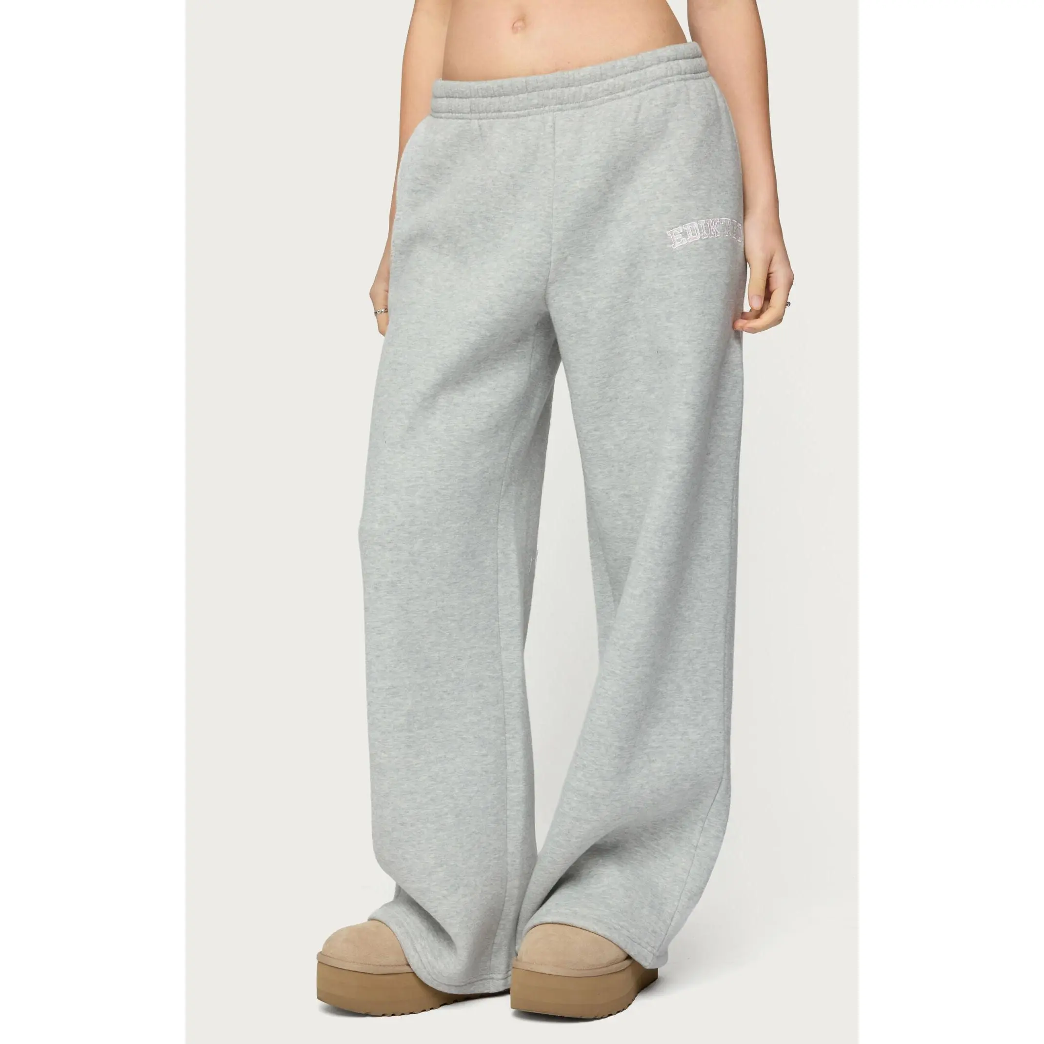Edikted Women's Lover Wide Leg Sweatpants