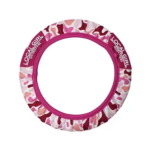 Steering Wheel Cover - Pink Localflage Camo