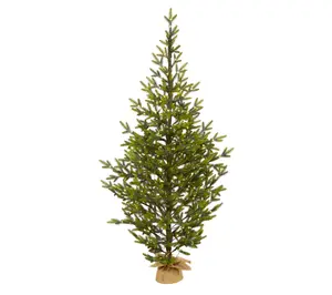 Nearly Natural 6' Fraser Fir Christmas Tree with 250 Lights