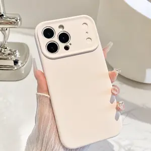 for iPhone 17 16 15 14 Plus 13 Pro Case, Classic Liquid Silicone Mobile Phone Case, Military Grade Drop Protection Shockproof Protective Cover Anti-fingerprint Anti-stain Soft Touch Case Pastel Color Dreamy Look Phone Cases, for iPhone 17 Pro Max