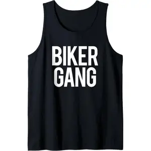 Biker Gang Funny Spin Saying Gym Workout Spinning Class Gift Tank Top