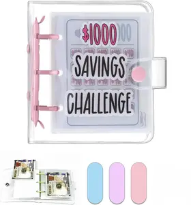 $1000 Money Savings Challenge Binder, Practical Budget Planner Notebook, Premium Money Management Journal, Perfect Gift for All Ages & Daily Smart Budgeting #Mother'sDay #SummerVibes