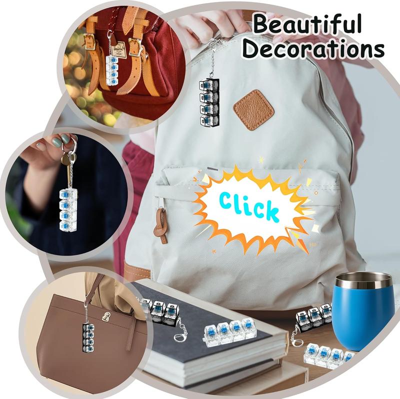 Keyboard Fidget Toy for Adults Fidget Clicker Decompression Fidget Keychain Stress Relief Presents for Adult to Relief Stress Pass The Time(Black and White) Keyboard Fidget Toy for Adults Fidget Clicker Decompression Fidget Keychain Stress Relief Presents for Adult to Relief Stress Pass The Time(Black and White)