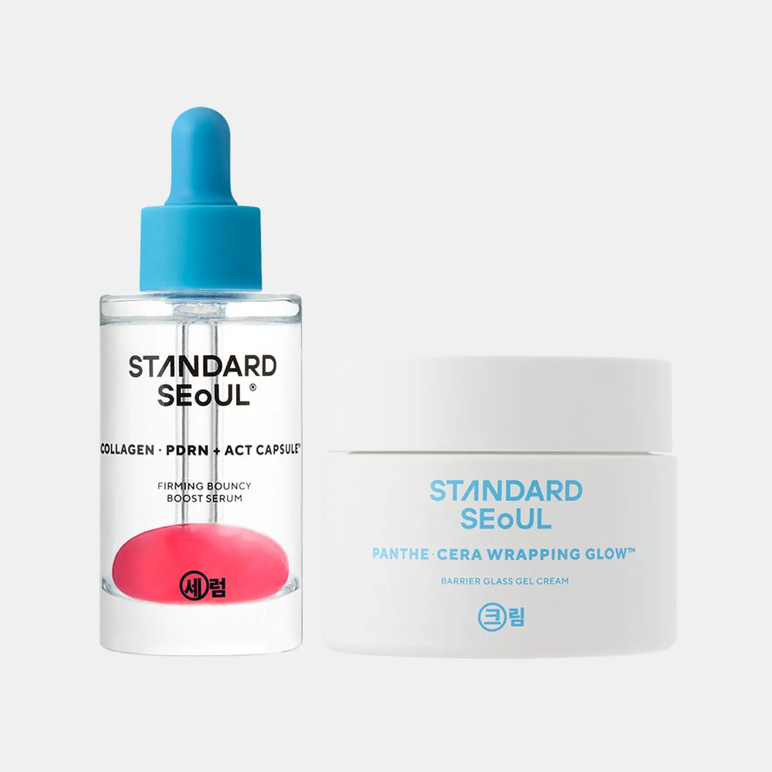 [FBT Firming Glow Duo] STANDARD SEOUL Firming Bouncy Boost Serum 30ml + Barrier Glass Gel Cream 50ml