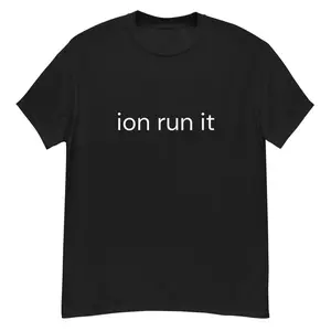 Ion Run It Lamelo Ball Julian Newman 100% Cotton Tee Shirt Unisex Classic Fit Structured Look Sport Grey 90% Cotton 10% Polyester