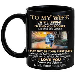 To My Wife Coffee Mug, Mug Gift From Husband, wife Mug, To My Wife I Love You Forever & Always, Gift To Wife From Husband