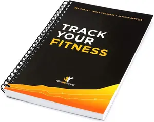 Journal for Women & Men, Food & Workout Journal, Planner Log Book to Track Weight Loss, Muscle Gain