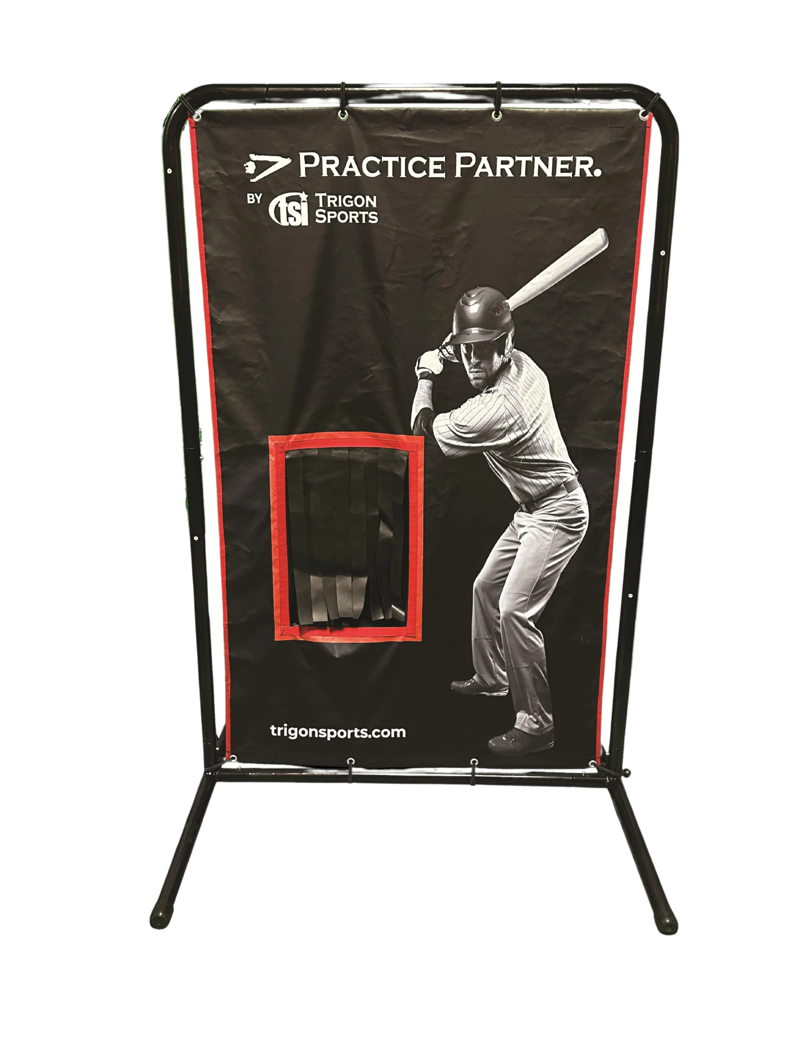 Trigon Sports Practice Partner Dual Sport Canvas Catcher for Baseball and Football Durable Material Enhances Skills