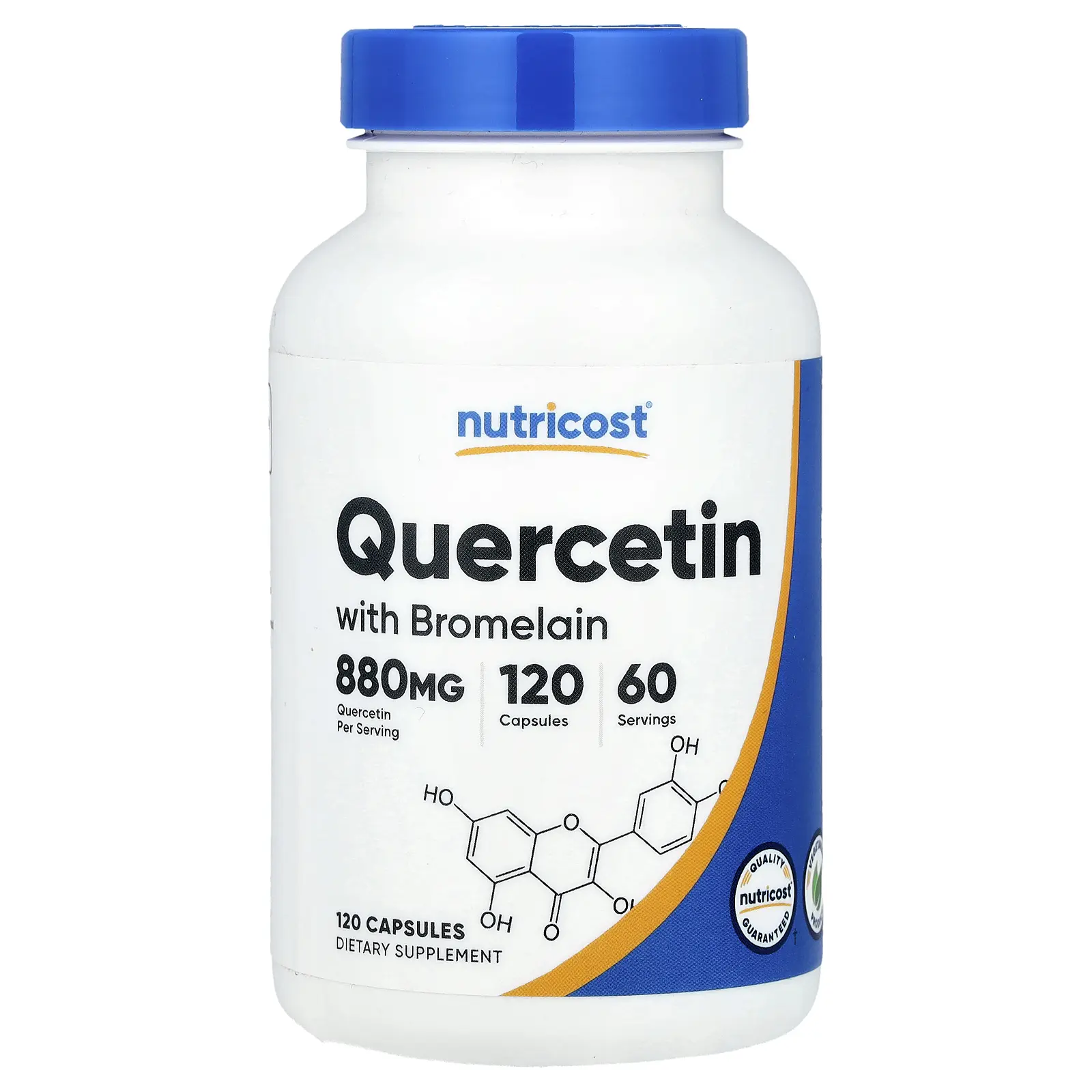 Nutricost Quercetin with Bromelain, 120 Capsules