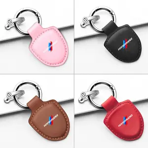 PU Leather Keychain Business Gift, Leather Keyring for Women, Car Key Strap for Bmw M Performance, E30 E34 E36 F21 F30 F35 M3 M5 X1 X3