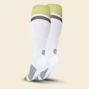 Men's Compression Grip Socks 2-Pack, Green White