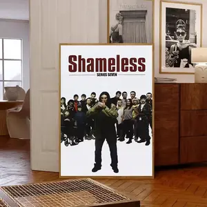 Shameless Poster, Shameless Tv Series Print, Tv Show Poster, Midcentury Art,Urban Series Decor, Iconic TV Print, Modern Drama Poster