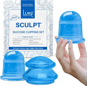 Silicone Cupping Therapy Set Vacuum Massage Cups for Body Care