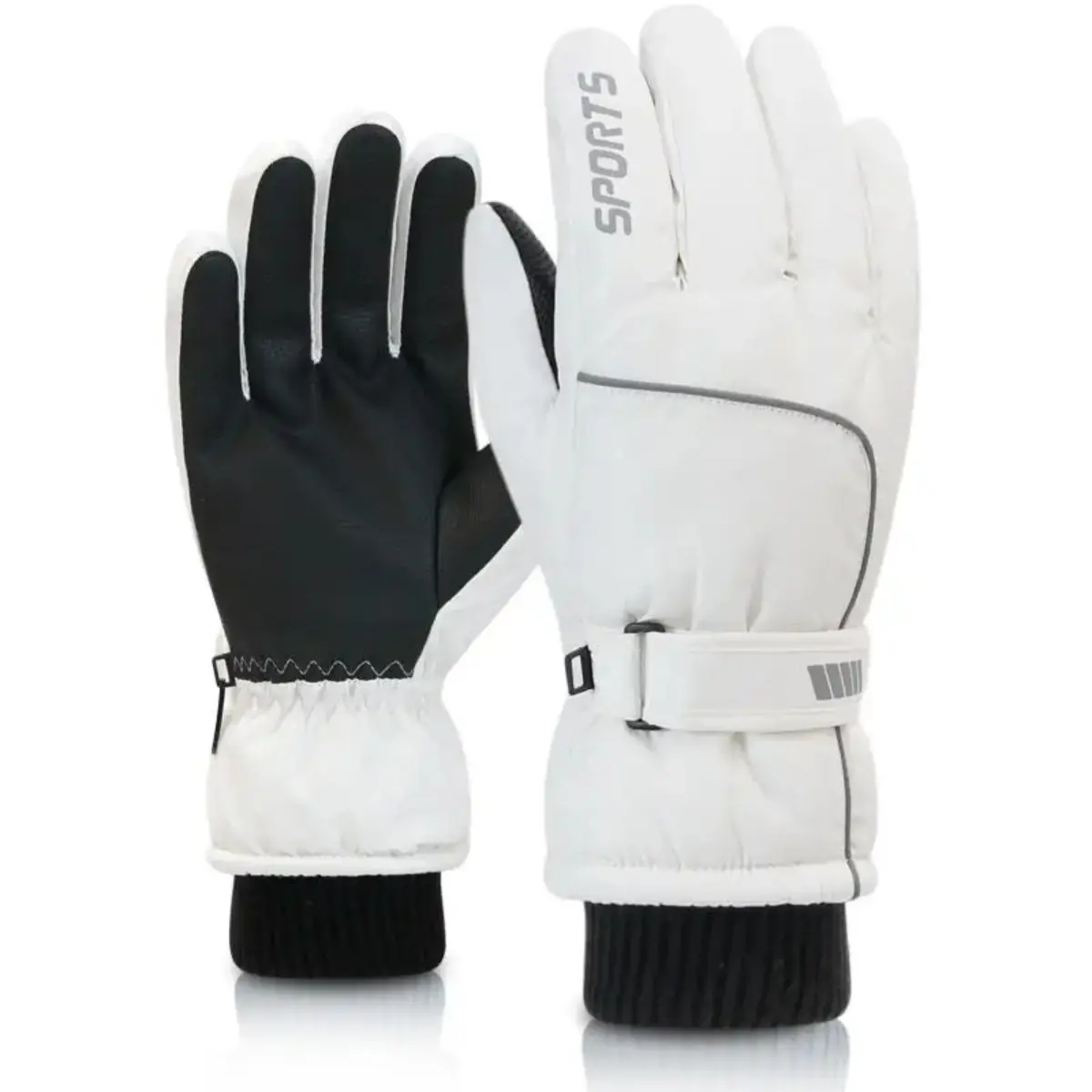 Professional Thermal Ski Gloves for Men Women Waterproof Windproof Snowboard Gloves Motorcycle Riding Touch Screen Anti Slip Grip Winter Sports