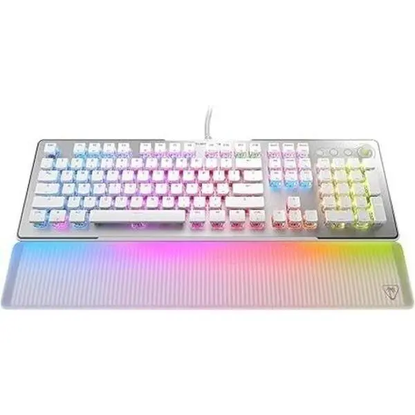 PC Accessory:  Keyboard - Turtle Beach Vulcan II Max Linear Gaming Keyboard - White  [GAMES ACCESSORIES] Keyboard, White, PC Games