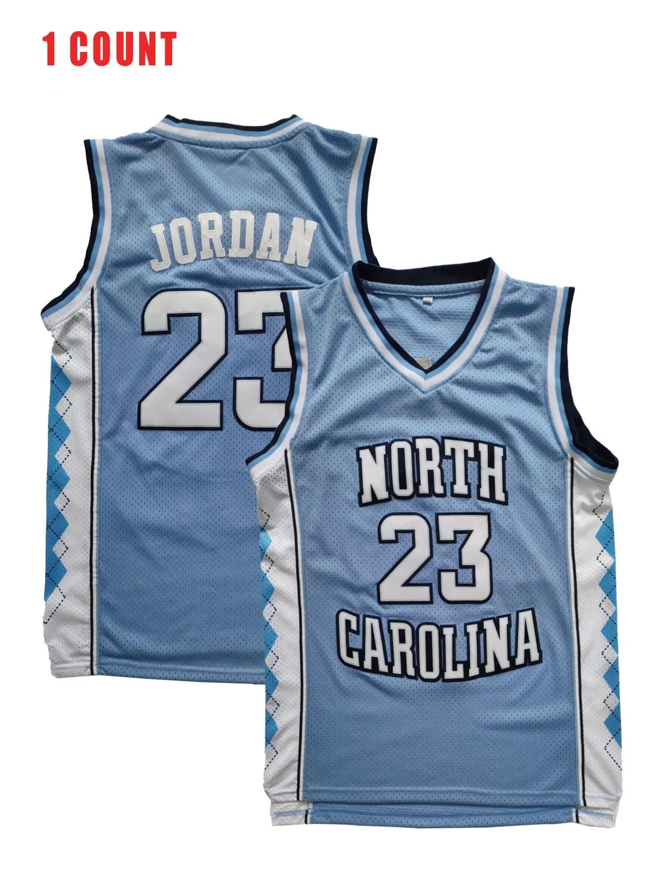 Men's Basketball Jersey Number 23 Embroidered Quick Dry Sports Wear, Casual Loose Fit Outdoor Athletic Shirt for All Seasons