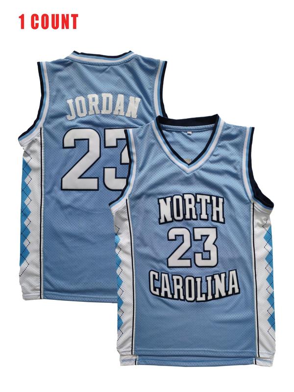 Men's Basketball Jersey Number 23 Embroidered Quick Dry Sports Wear, Jersey Shirts, Casual Loose Fit Outdoor Athletic Shirt for All Seasons