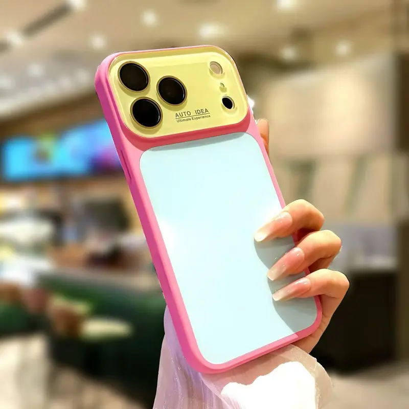 Stylish Shockproof Smartphone Case for iPhone - Dopamine Cute Soft Matte Grip Skin Casing, Full-Edge Protection, Non-Slip Phone Accessories, Bright High-End Aesthetic, Compatible with iPhone 18/17/16/15/14/13 Pro Max Devices, Ideal Gift Accessory