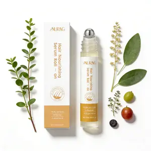 【2 PCS】 Advanced Hair Density Roll-On Serum 25 ml | 5% Saw Palmetto, 3% Rosemary, 1% Caffeine Herbasome & 3% Fenugreek | Scalp Serum for Reduced Hair Fall | Men & Women
