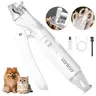 Vankoo 2-in-1 Dog Nail Clipper & Paw Hair Trimmer Kit with LED Light, Pet Paw Trimmer Rechargeable & Waterproof – Small Dog Grooming Clippers– Safe for Dogs & Cats low noise pet shaver #SummerVibes #petlovers