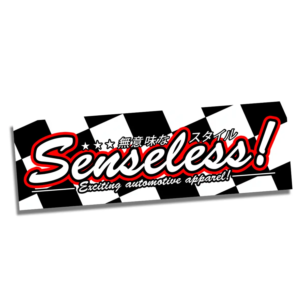 Senseless Style Car Slap Sticker