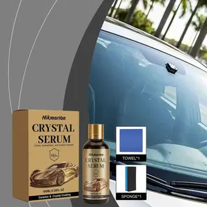 Hikmarion Car Ceramic Coating Kit, Paint Protection Film, Glossy Finish, Anti-Scratch, Hydrophobic, Easy Clean, Automotive Care