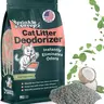 Sprinkle & Sweep Cat Litter Box Deodorizer with Activated Carbon for Odor & Absorb Moisture, Bamboo Mint & Lime Scent, Clumping & Non-Clumping Litter – 8 oz Bag for Approx. 30 Uses