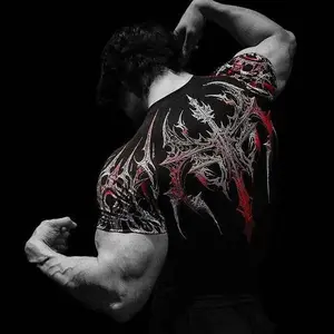 Venom Fitness Short Sleeve Sports Shirt Unisex Elastic Quick-Dry Tight-Fitting for Active Wear Comfortable Secure Fit Sporty T-Shirt Activewear compression shirts