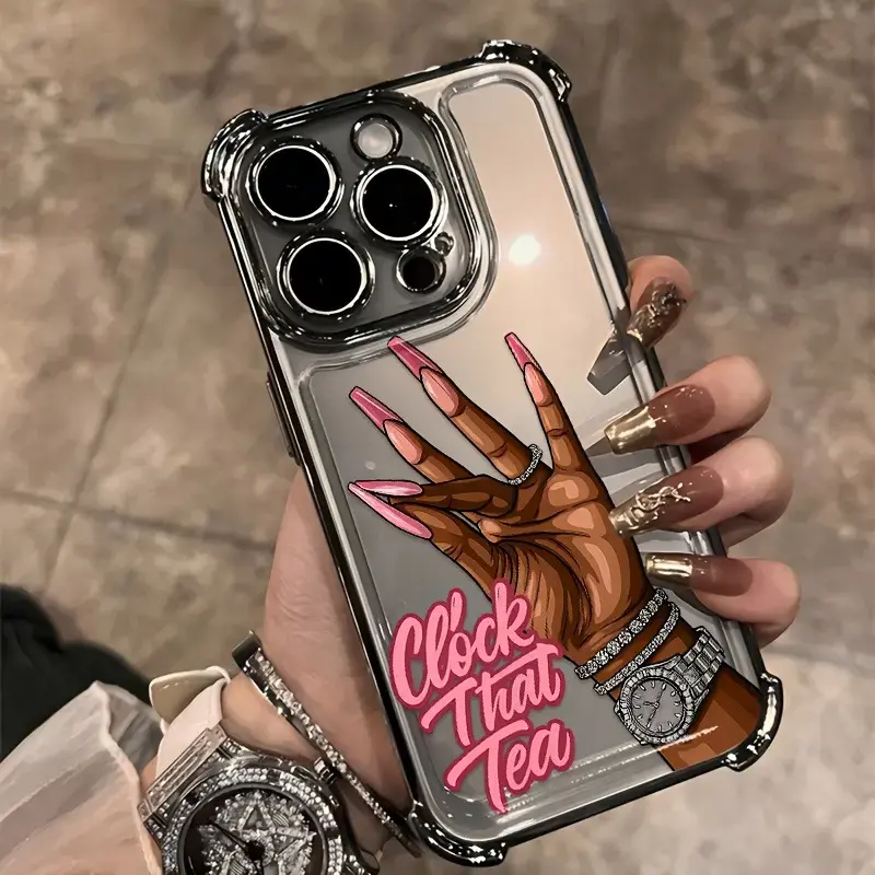 Clock That Tea Phone Case for iPhone and Samsung Galaxy Shockproof TPU Cover HNN-LB010