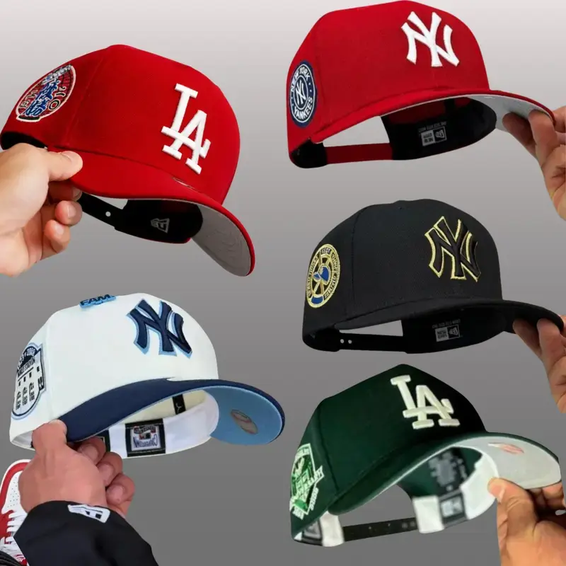 New Era 59FIFTY MLB Baseball Cap – Seattle Mariners, LA Dodgers, NY Yankees, Chicago White Sox, Cardinals, Nationals, Pirates, Braves, Guardians – Adjustable Flat Brim Cap for Men Women, Urban Streetwear, Sports Fan Gear, Gorra Unisex USA