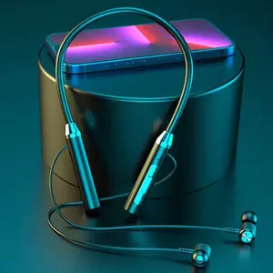 Wireless Neckband Headphones with Magnetic Bass - Audio In-Ear Sports Earbuds, Hands-Free Design with Built-In Microphone bluetooth-compatible earphone