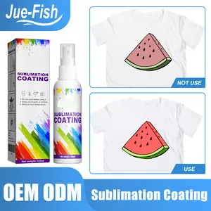 Sublimation Coating Spray Clothing Hot Drawing Heat Transfer Printing Wear-Resistant Stain Resistant Multi-Purpose Adhesion