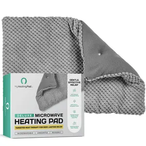 My Heating Pad Deluxe Microwavable Heating Pad for Back, Neck, Shoulder and Cramps - Deluxe Unscented Heat Pack - Chilled or Heated Pad Therapy