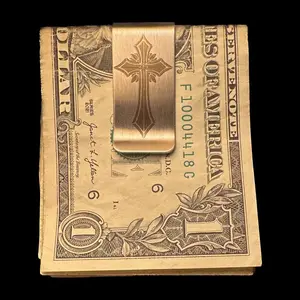 Goth Cross Money Clip - Stylish Design with Gothic Cross Motif