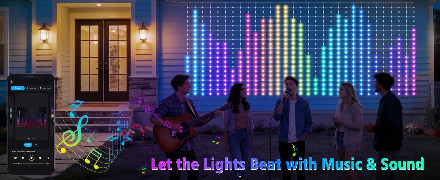Echosari RGBIC Smart LED Mesh Net Lights Outdoor, 600 LEDs (3.7×9.5ft), App + Remote Control, DIY Patterns, Music Sync, IP65 Waterproof, Color Changing, AI Lighting Effects, Fast Setup for Backyard Gatherings Bush Patio Decor, Ac Power Supply Echosari RGBIC Smart LED Mesh Net Lights Outdoor, 600 LEDs (3.7×9.5ft), App + Remote Control, DIY Patterns, Music Sync, IP65 Waterproof, Color Changing, AI Lighting Effects, Fast Setup for Backyard Gatherings Bush Patio Decor, Ac Power Supply