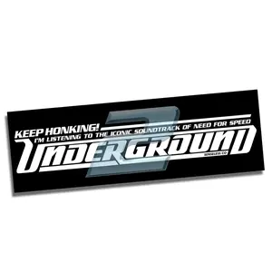 Keep Honking Need For Speed Underground 2 Car Slap Sticker