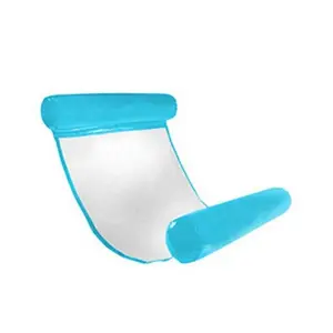 Water Hammock Inflatable Floating Swimming Recliner Mattress - Blue