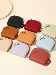 New Cat Card Holder for Women, Cute Small Cartoon Wallet, Multi-Card Slot Design, Fashionable Ladies' Accessory, Cardholder, Card Organizer Protector