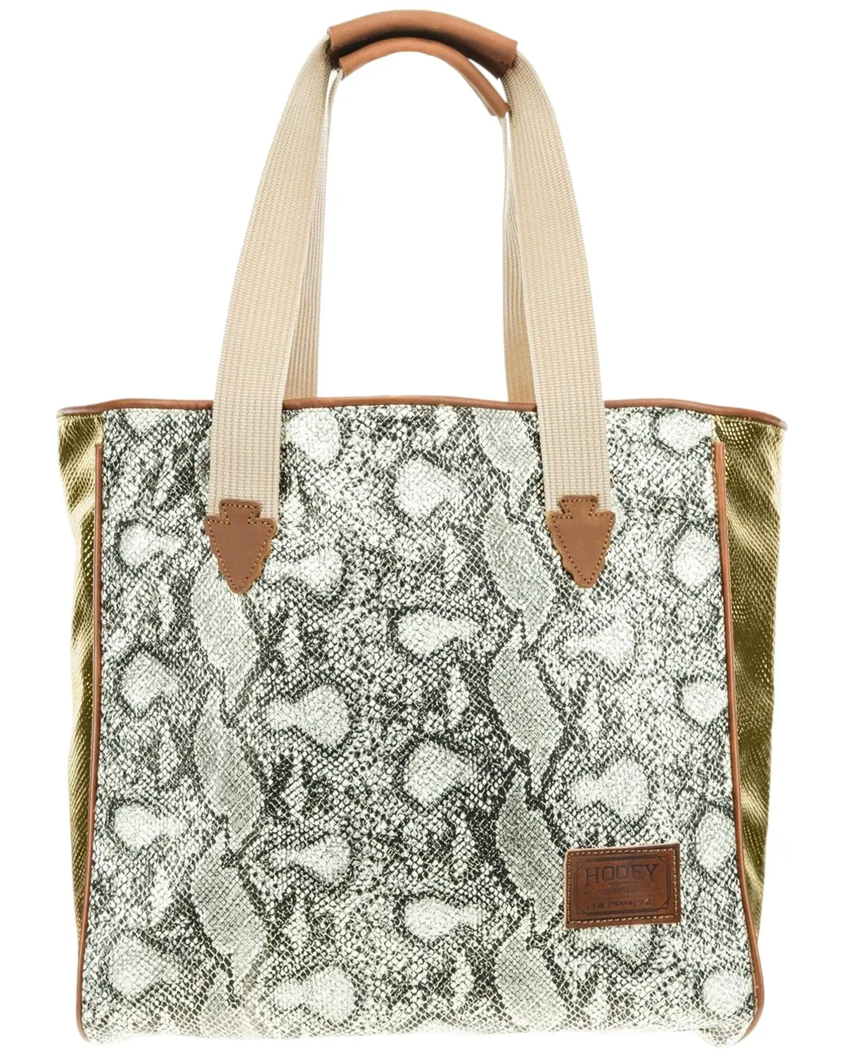 Hooey Women's Women'S Snake Print Tote Bag - Hct004-Crbk