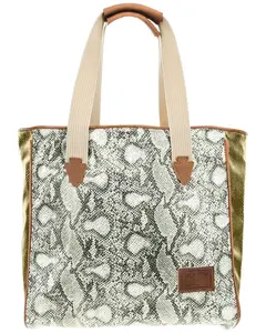 Hooey Women's Women'S Snake Print Tote Bag - Hct004-Crbk