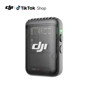 DJI Mic 2 Transmitter (Shadow Black), Wireless Microphone with Intelligent Noise Cancelling, 14-Hour Internal Recording, 6-Hour Battery, Magnetic Attachment, Bluetooth Microphone, YouTube, Vlogs