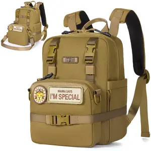 1TG TACTICAL Mini Backpack with Multifunctional & Removable Bag – For Daily Use, School, Camping, Traveling & Hiking, Springtok - Durable Compact- TikTokShopBacktoSchool