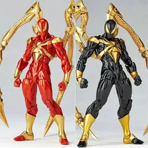Trendy Iron Action Figure Yamaguchi-Style Sp!der-Man Red And Black Articulated Movable Toy Gift