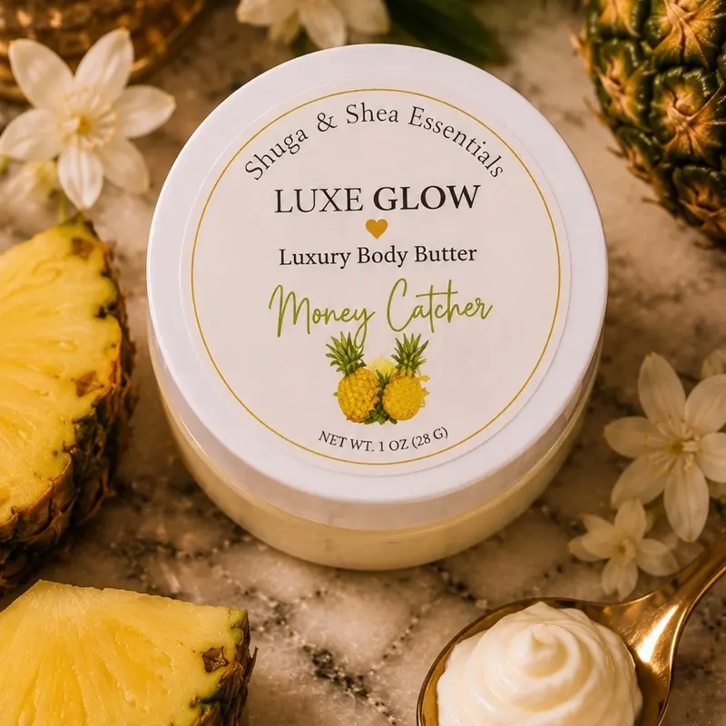 Money Catcher Luxe Glow Butter – Luxury Whipped Body Butter | 1 oz