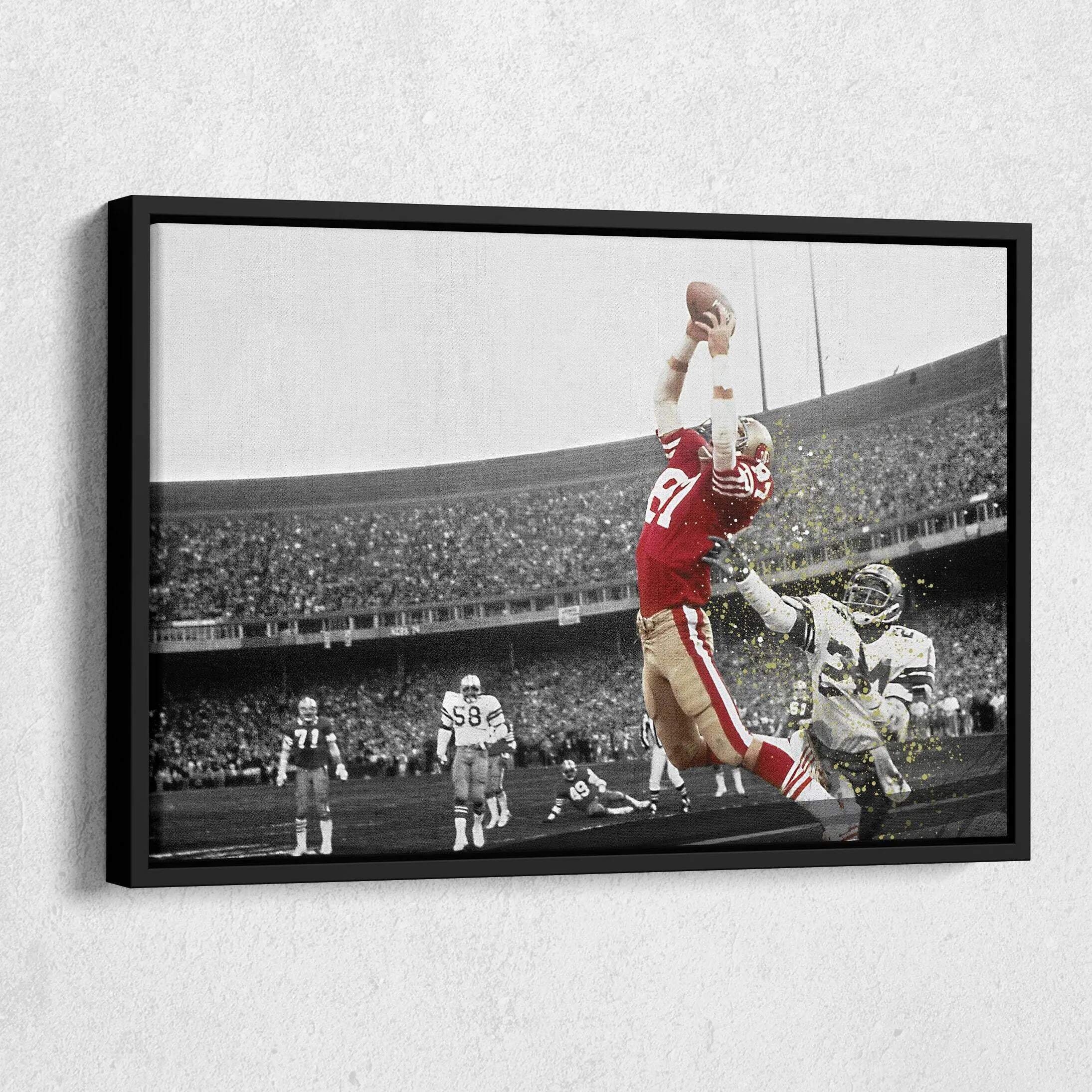The Catch 49ers vs. Cowboys Wall Art Home Decor Framed Poster Print POSTER