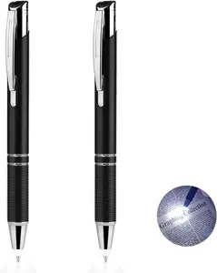 Penyeah Pen with Light, Light Up Flashlight Pen, LED Lighted Pens for Writing in The Dark 2pack - Father's Day Gifts for Dad Husband Men Women Birthday-White
