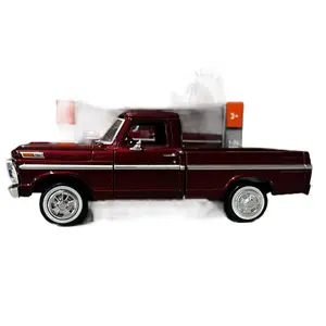 1969 FORD F-100 METALLIC RED 1/24Die-Cast Mod:79315AC Diecast Collectible Rc Model Car