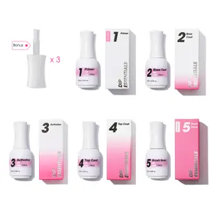 Dip Nails Starter Kit, NAGAIA Premuim Nail Dipping System, Home & Salon Nails Dipping Manicure, Salon Acrylic Nails Alternative, No UV Lamp, Low Odor